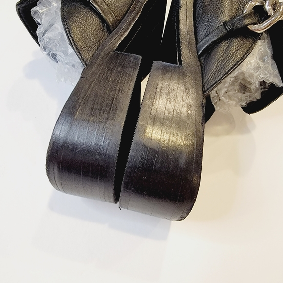 Free People Vida Mules Black Leather EU 36.5 (US 6.5) - Picture 8 of 17